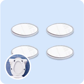 Universal Toilet Seat Bumpers - Image 3